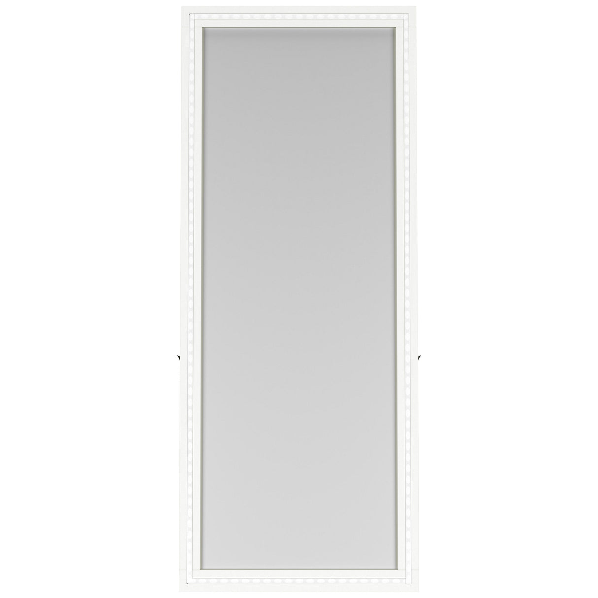 Windrose 28 x 67 Inch Tempered LED Standing Mirror White