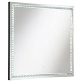 Noelle Square Wall Mirror With Led Lights