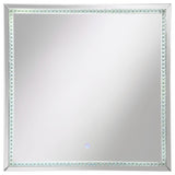 Noelle Square Wall Mirror With Led Lights