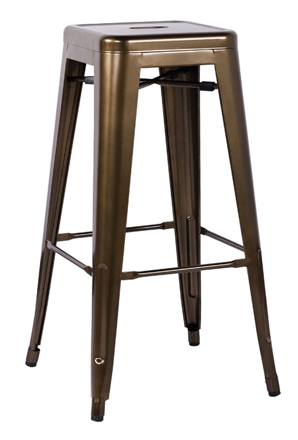 Kiara Bronze Finish Bar Stool (2Pc)