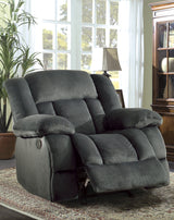 Laurelton Gray Glider Reclining Chair