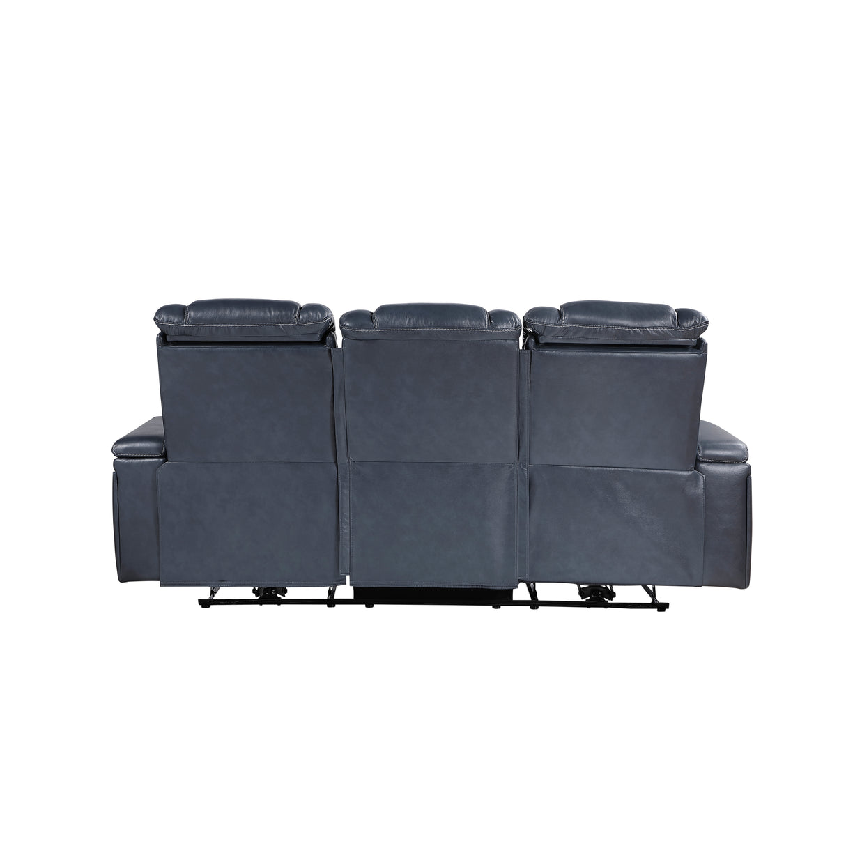 Keziah Power Double Reclining Sofa With Headrests And Storage Arms