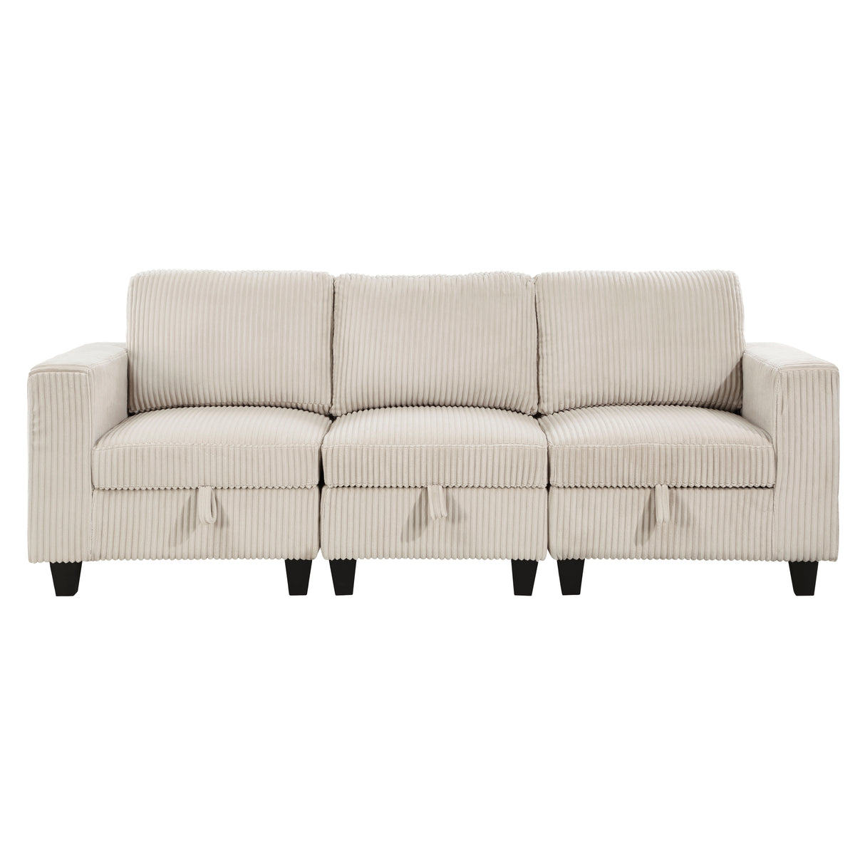 Walterboro Sofa With Storage, Storage Pouches And Charging Ports