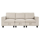 Walterboro Sofa With Storage, Storage Pouches And Charging Ports