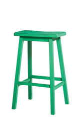 Gaucho Antique Green Finish Bar Stool (2Pc)