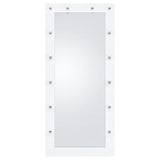 Zayan Mirror 32 X 71 Inch Floor Led Lighting White Gloss