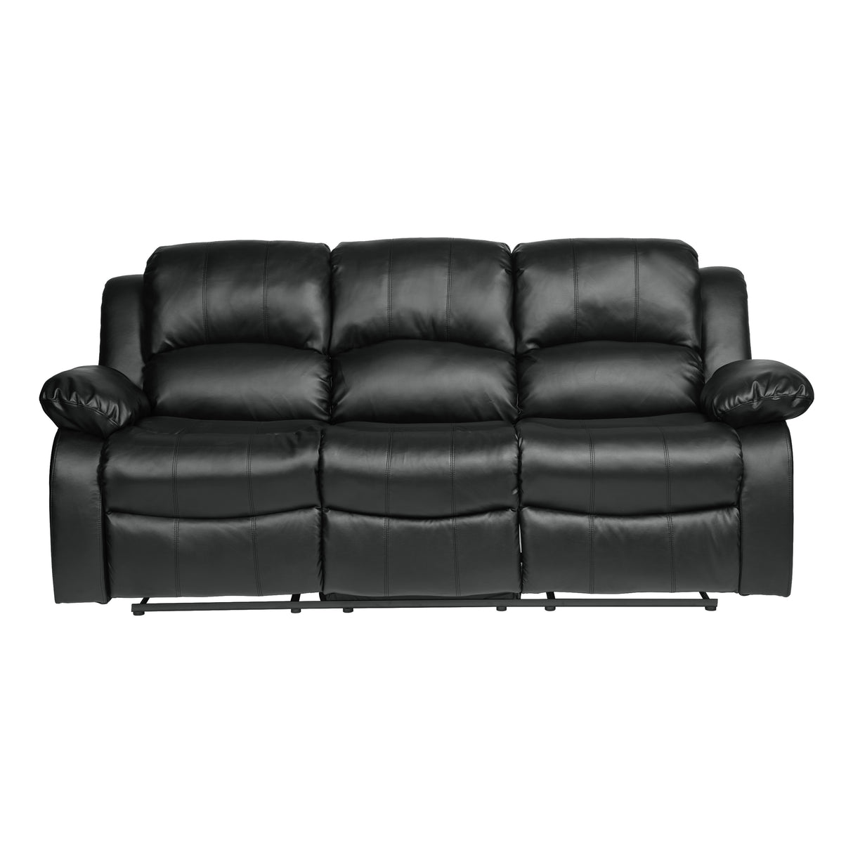 Cranley Black Double Reclining Sofa