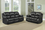 Cranley Black Double Reclining Love Seat