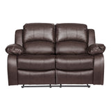 Cranley Brown Double Reclining Love Seat