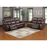 Cranley Brown Double Reclining Love Seat