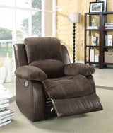 Cranley Dark Brown Reclining Chair