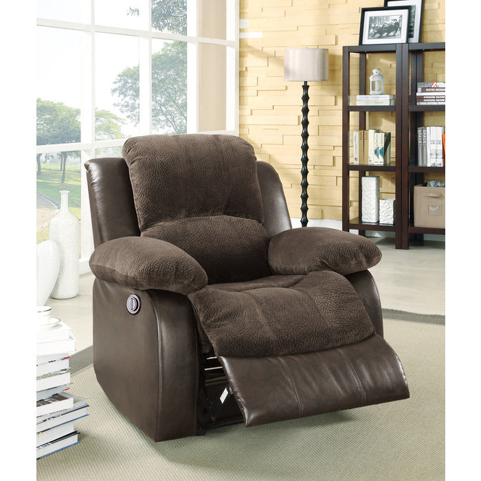 Cranley Dark Brown Reclining Chair