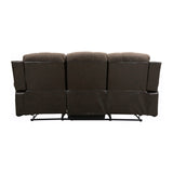 Cranley Dark Brown Double Reclining Sofa