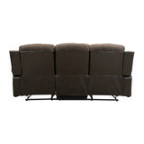 Cranley Dark Brown Double Reclining Sofa