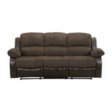 Cranley Dark Brown Double Reclining Sofa