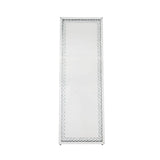 Nysa Mirrored & Faux Crystals Accent Mirror