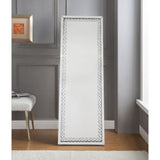 Nysa Mirrored & Faux Crystals Accent Mirror