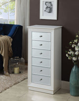 Talor White Finish Jewelry Armoire