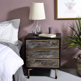 Arbyrd Black & Champagne Finish Accent Table