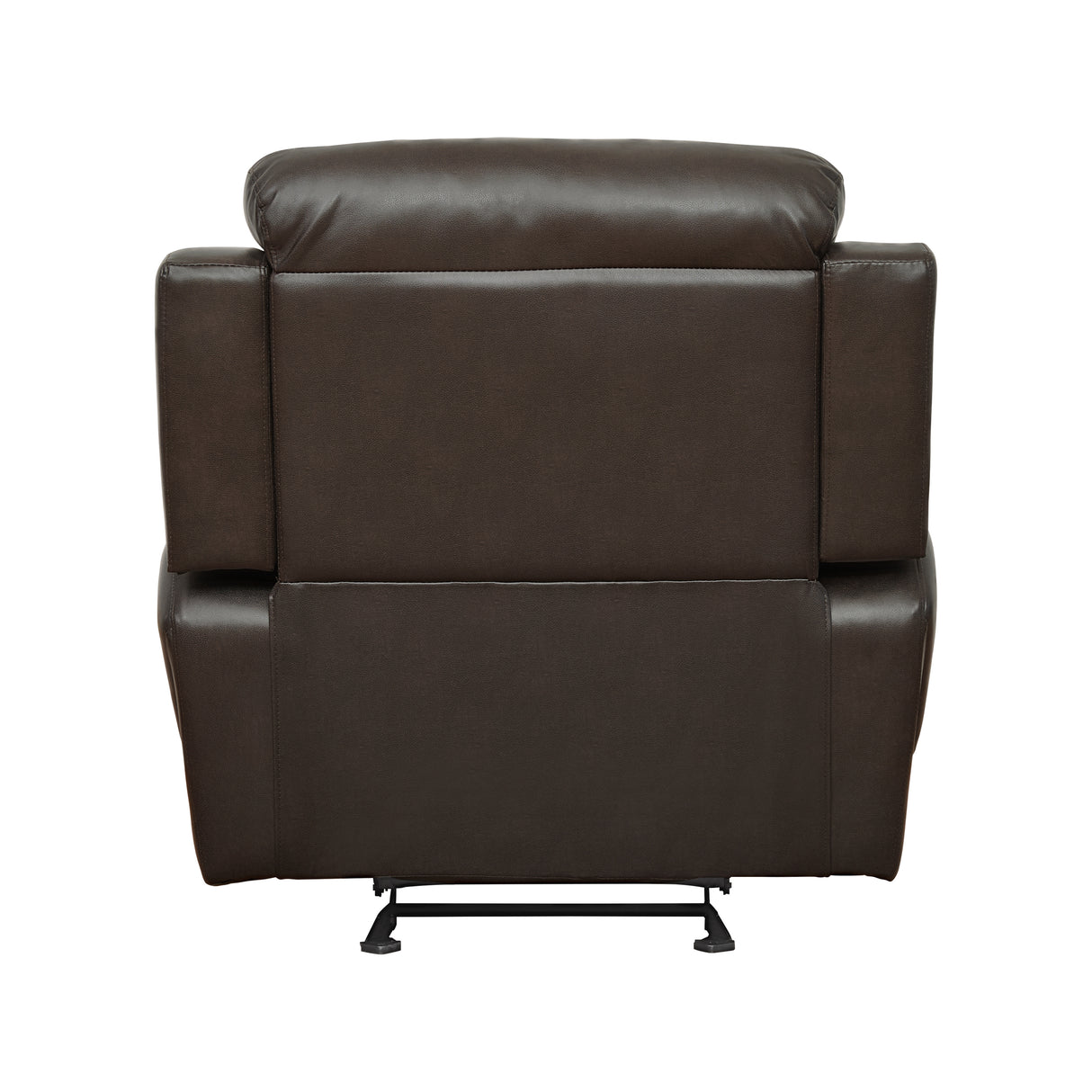 Marille Brown Bonded Leather Reclining Chair