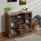 Dubbs Walnut Finish Cabinet