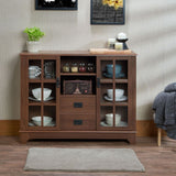 Dubbs Walnut Finish Cabinet