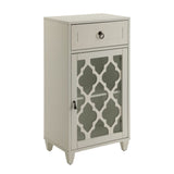 Ceara White Finish Accent Table