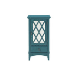 Ceara Teal Finish Accent Table