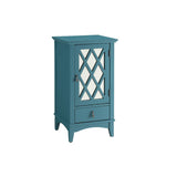 Ceara Teal Finish Accent Table