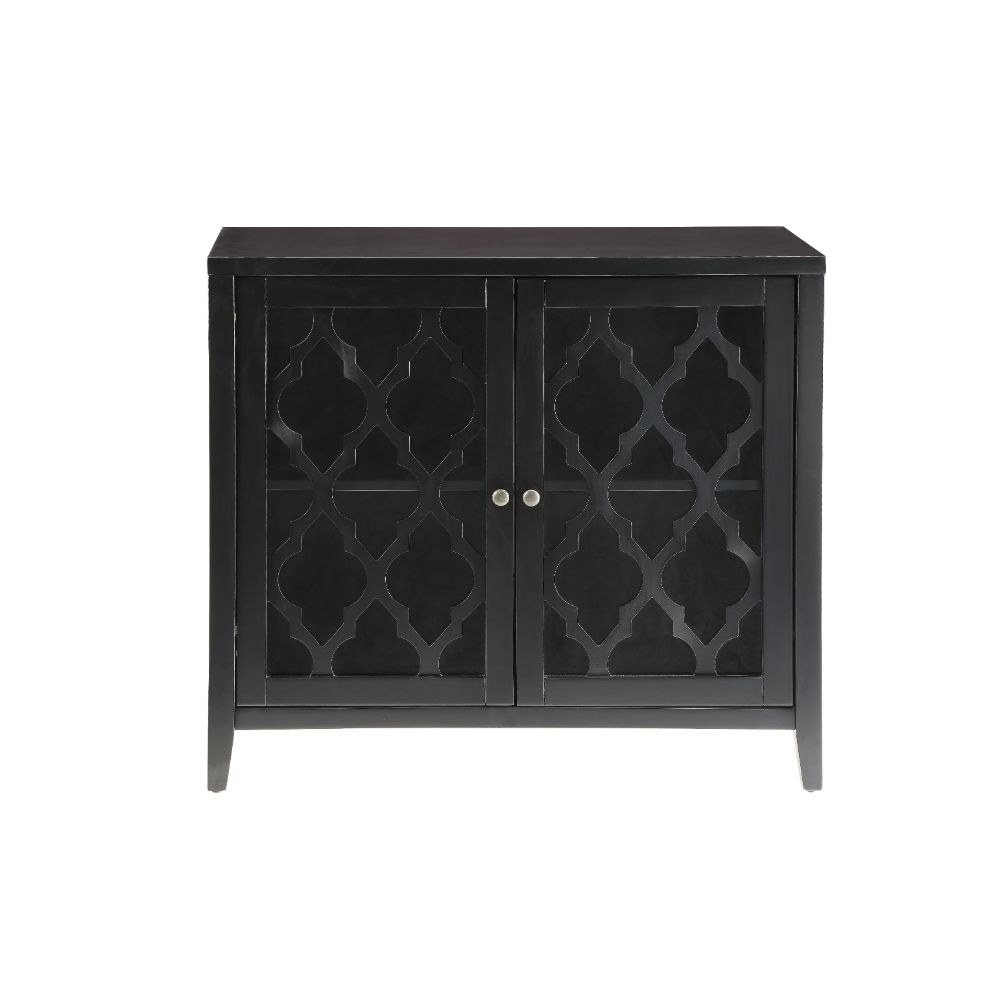 Ceara Black Finish Accent Table