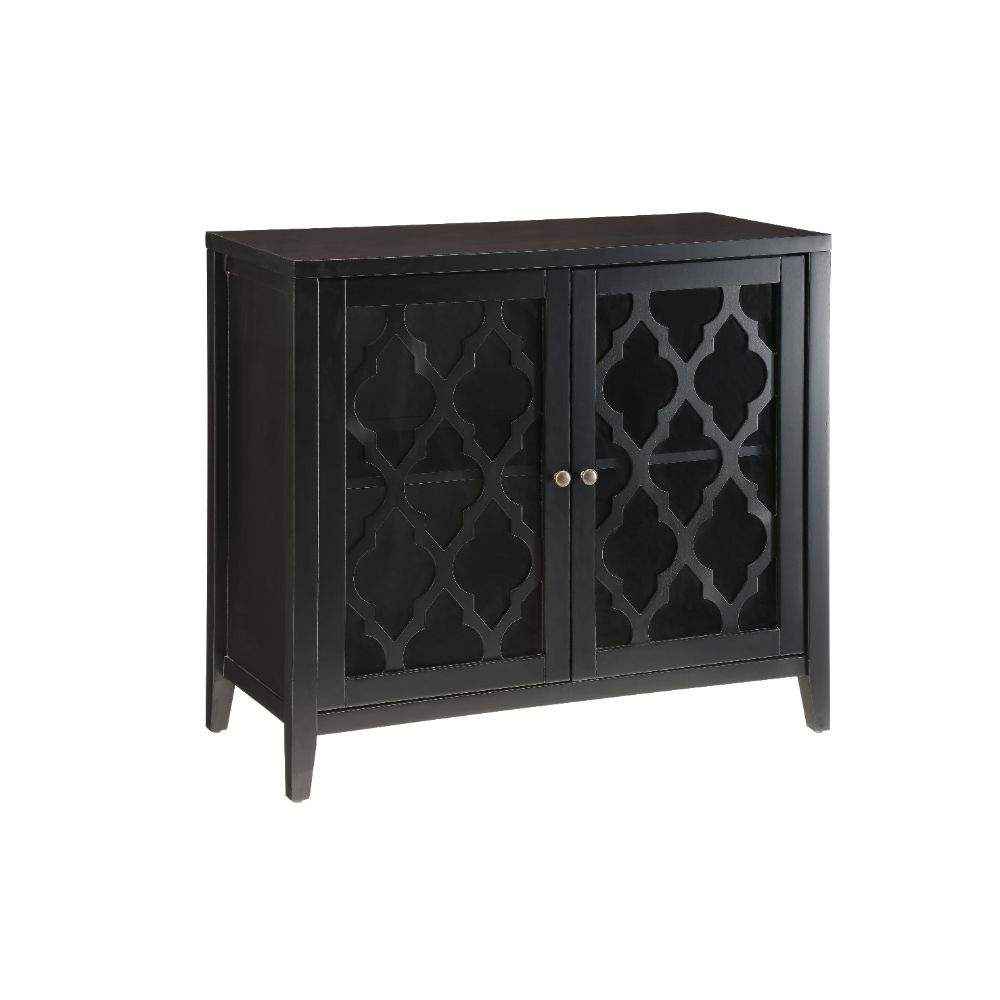 Ceara Black Finish Accent Table