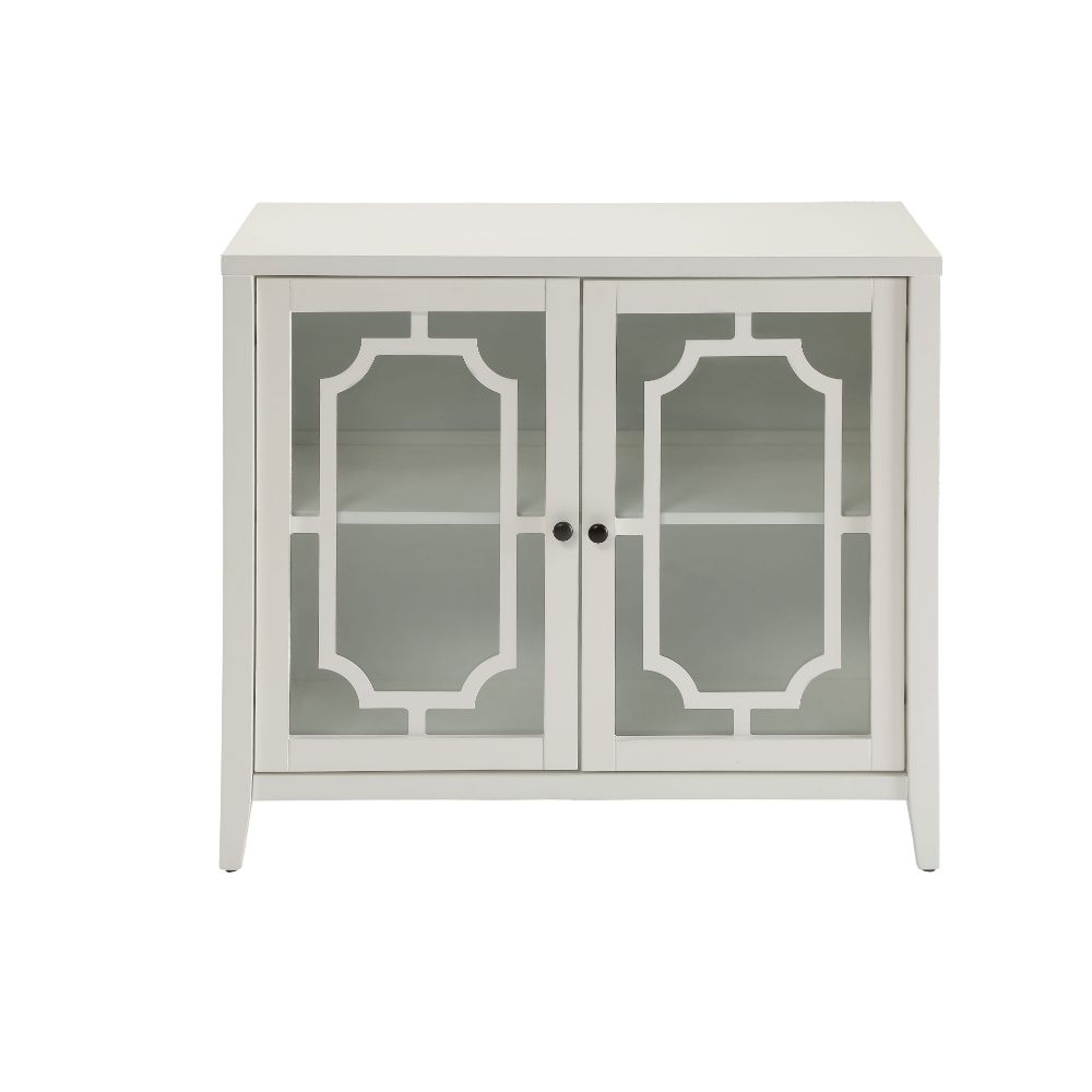 Ceara White Finish Accent Table