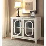 Ceara White Finish Accent Table