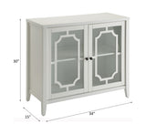 Ceara White Finish Accent Table