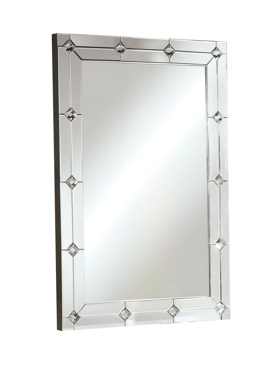 Hessa Mirrored & Faux Rhinestones Wall Decor