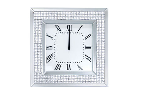 Iama Faux Square Diamonds Wall Clock