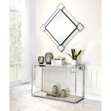 Asbury Mirrored & Chrome Finish Wall Mirror