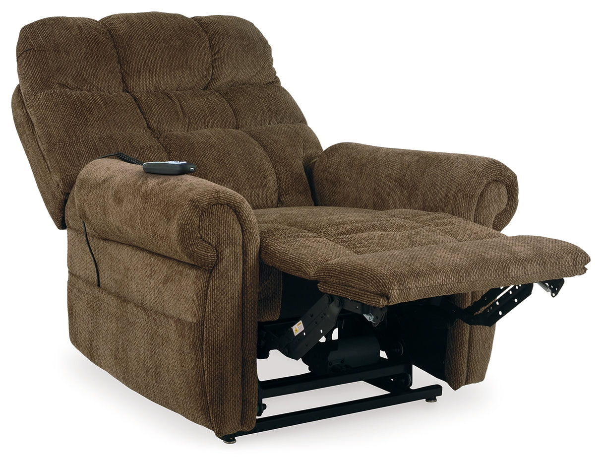 Ernestine Truffle Power Lift Recliner