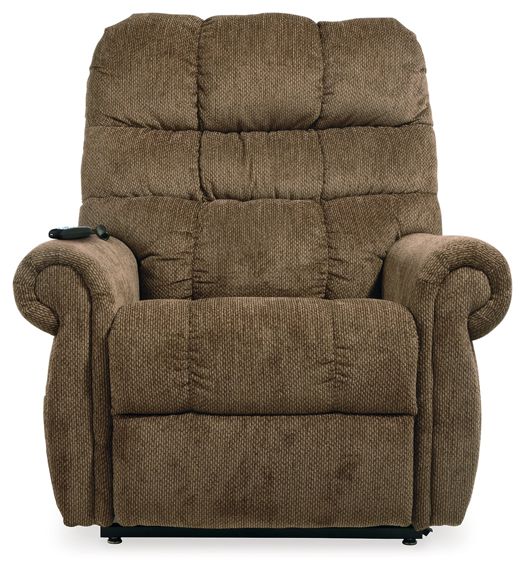 Ernestine Truffle Power Lift Recliner