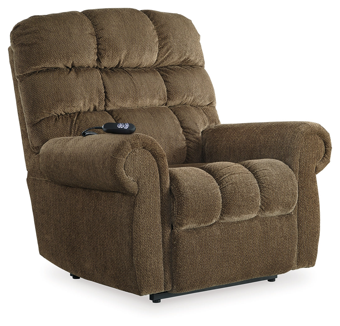 Ernestine Truffle Power Lift Recliner