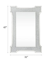 Nowles Mirrored & Faux Diamonds Wall Decor