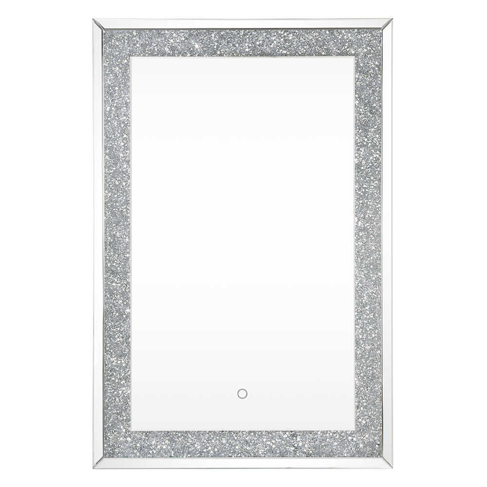 Noralie Mirrored & Faux Diamonds Wall Decor