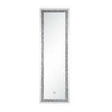 Noralie Mirrored & Faux Diamonds Floor Mirror