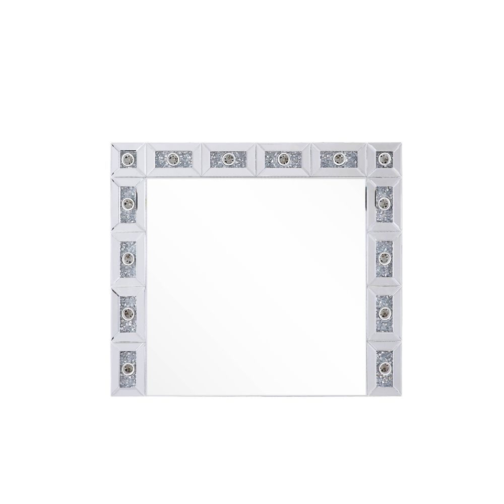 Noralie Mirrored & Faux Diamonds Wall Decor