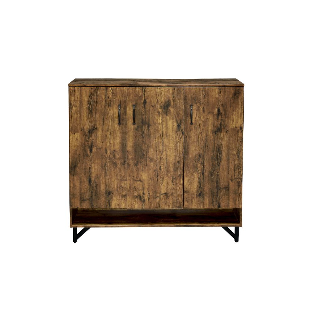 Nimeda Salvage Oak Finish Cabinet