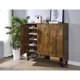 Nimeda Salvage Oak Finish Cabinet