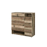 Howia Rustic Gray Oak Finish Cabinet