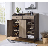 Pavati Rustic Gray Oak Finish Cabinet