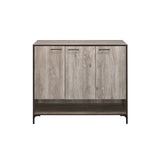 Pavati Rustic Gray Oak Finish Cabinet