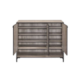 Pavati Rustic Gray Oak Finish Cabinet